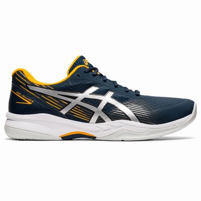 Asics Gel-Game 8 - Miesten Tenniskengät - Sininen/Hopea